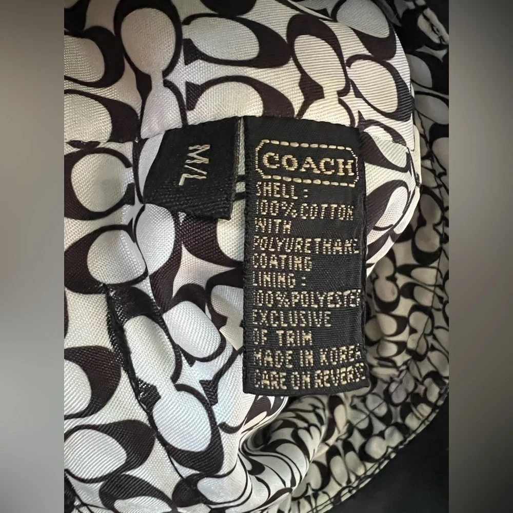 Coach Monochrome Patterned Hat